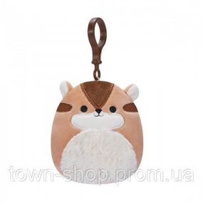 Мягкая игрушка на клипсе Squishmallows – Бурундук Мелзи (9 cm)