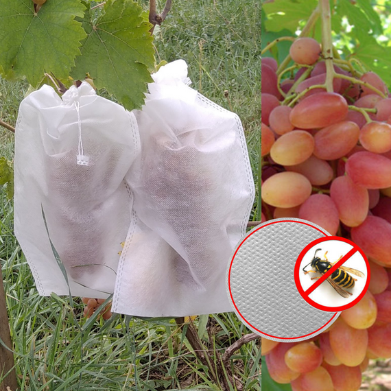 Мішечок від ос на виноград  26*16см (мішечок для захисту винограду від ос, мошок, птахів, опіків) | Зображення 1