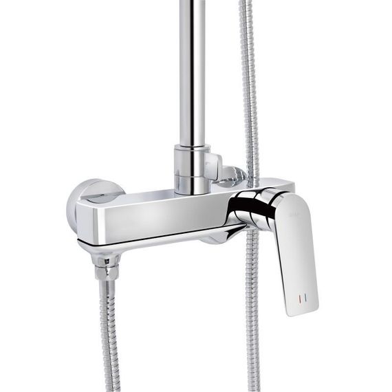 Душова система універсальна Qtap Vlasta New на три споживача (з виливом) QTVLA111CRM45650 Chrome | Зображення 3