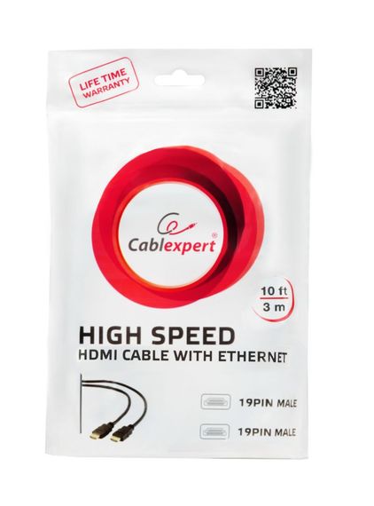 Кабель Cablexpert CC-HDMI4-10, HDMI, вилка/вилка, з позолоченими контактами, 3 м | Зображення 3