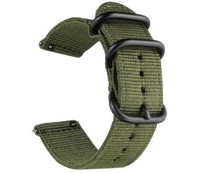 Нейлоновий ремінець Primo Traveller для годинника Garmin Vivoactive 4 - Army Green