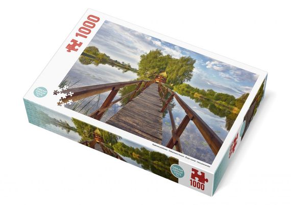 Пазл "Будиночок рибалки" 1000 елементів TRFL_UA/6 DGT-PUZZLE, в коробці (4820266221430) | Зображення 6