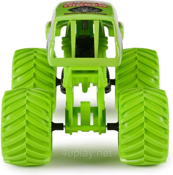 Оригинал Monster Jam Grave Digger Monster Truck Монстр-трак 1:24 Могильщик Гробокопатель Металлический кузов | Зображення 5
