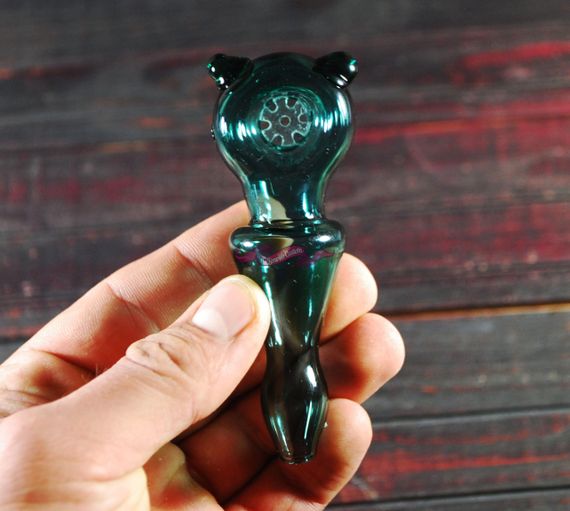 Стеклянная трубка Devil Pipe Light Green | Зображення 1