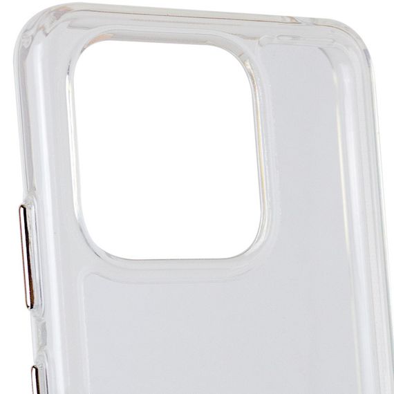 Чохол TPU+PC Clear 2.0 mm metal buttons для Xiaomi Poco M6 Pro 5G | Зображення 2