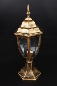 Ліхтар вуличний на ніжці 25506 Золото 37х15х20 см.