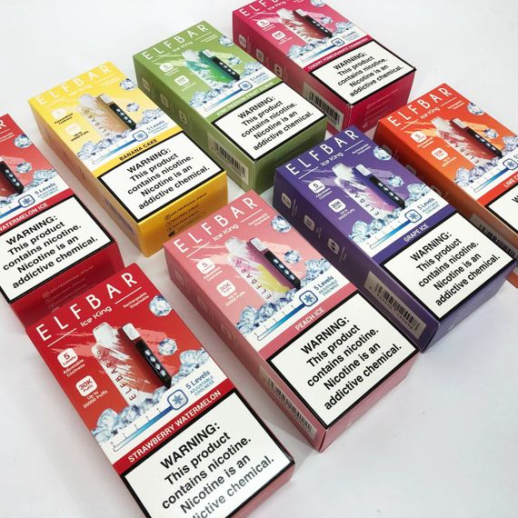 Elf Bar Ice King 30000. Полуниця Кавун (Strawberry Watermelon) | Зображення 5