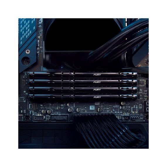 Модуль пам'яті для комп'ютера DDR5 64GB (2x32GB) 5600 MHz Fury Beast Black Kingston Fury (ex.HyperX) (KF556C36BBE2K2-64) | Зображення 7