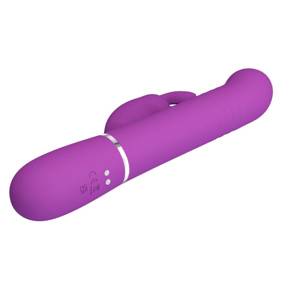 Вибратор-кролик с ротацией PRETTY LOVE Coale фиолетовый, 22.6 х 3.7 см Sex Aura | Зображення 7