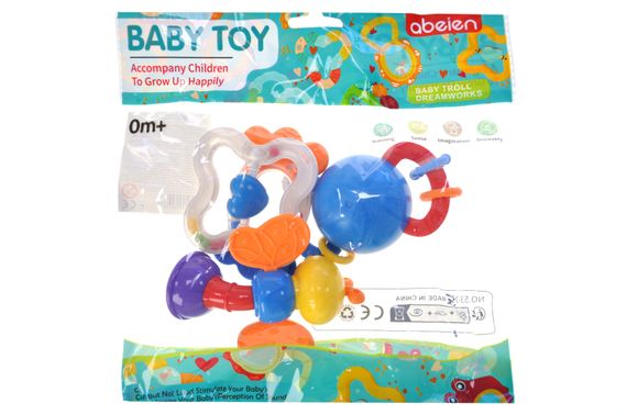 Набір брязкалець 530E в кульку 4 шт. р.27x28 см YG Toys