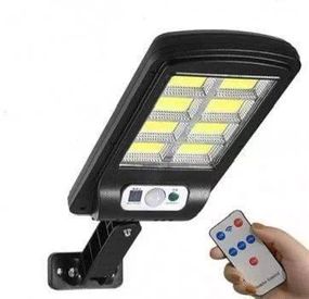 Вуличний настінний світильник Bailong Solar BL-T06-6COB на сонячній батареї з датчиком руху • Сонячний LED ліхтар Bailong Solar BL-T06-6COB 6COB для двору, саду, вулиці та фасаду
