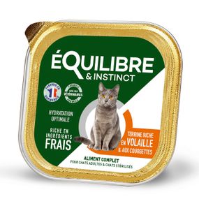 Корм Equilibre & Instinct влажный для стерилизованных котов с мясом птицы 85 гр