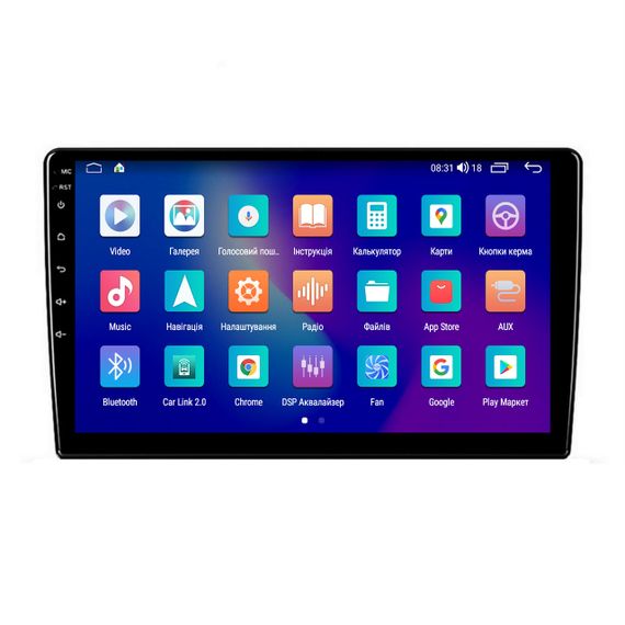 Автомагнітола серії QIV Q1+ 9" 2/32 4G (9", QLED, 8Cores, 2/32Gb, 4G, CarPlay/Android Auto) | Зображення 2