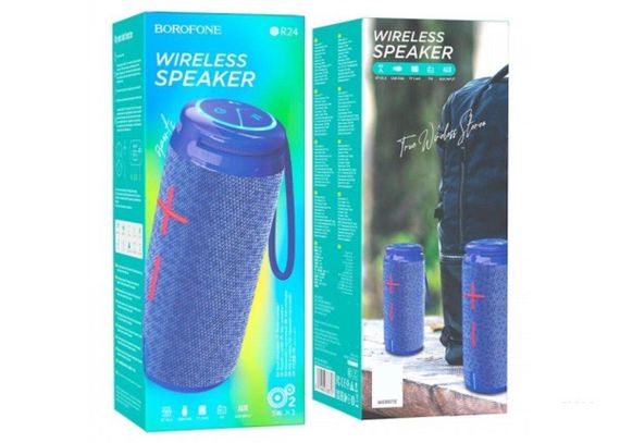 Портативна колонка BOROFONE BR24 Fashion sports BT speaker Blue | Зображення 2