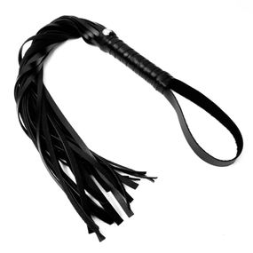 Плеть из экокожа BDSM Art of Sex, Flogger, Черный