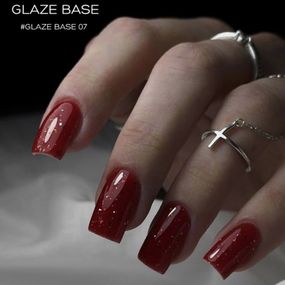 База для гель-лаку Toki-Toki Glaze Base GL07 с поталью 5мл