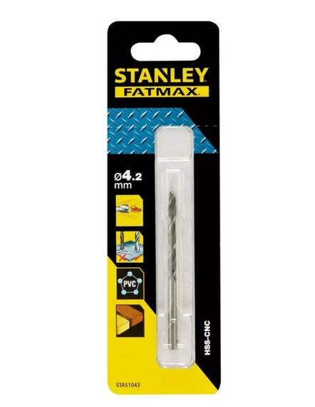 Свердло по металу Stanley Fatmax 4.2 мм (STA51043)