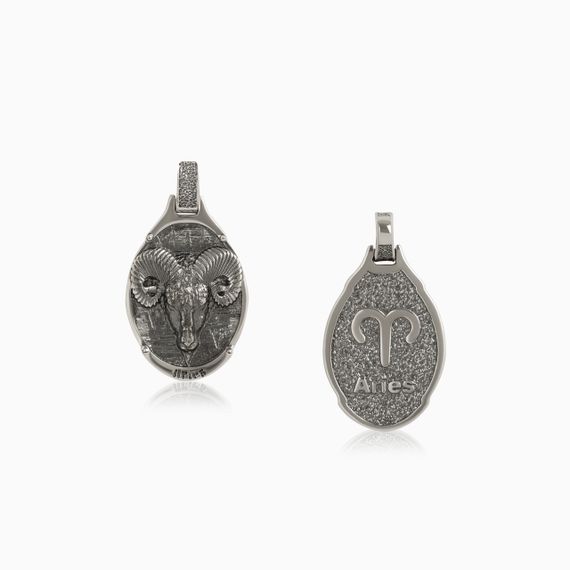 Подвеска серебряная знак зодиака Овен Artsriblo артА226п