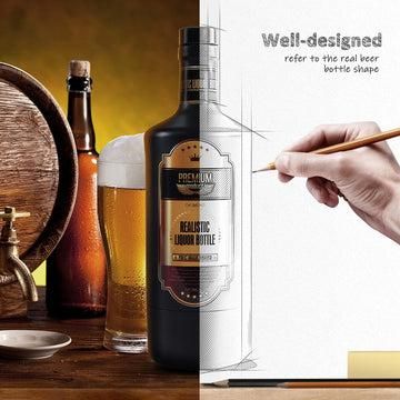 Мастурбато-вагіна пляшка "Vagina Realistic Wine Bottle" без вібрації тілесний Sex Aura | Зображення 4