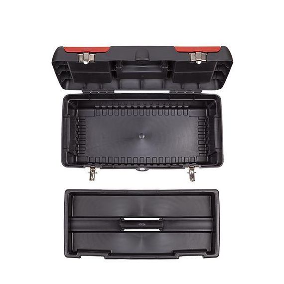 Ящик для інструменту з металевими замками, 19", 483*242*240 мм INTERTOOL BX-1019 | Зображення 4