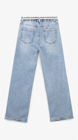 Джинси палаццо жіночі  1006 38 Блакитний shop (2000999509216) | Зображення 3