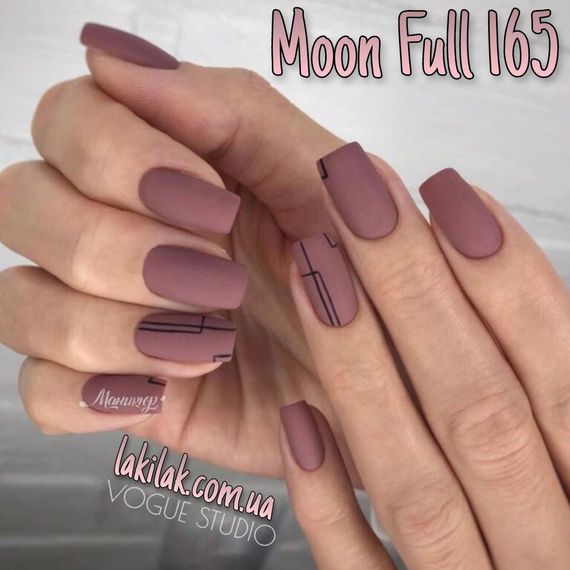 Гель-лак Moon Full №165 геліотроп бузковий 8мл