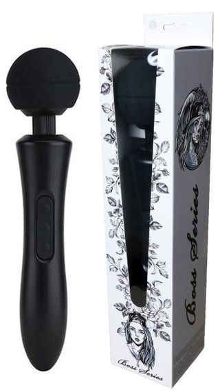 Вібромасажер Boss Series - Massager Ultra Powerful Big USB Black 20 Function, BS2200010 sexstyle