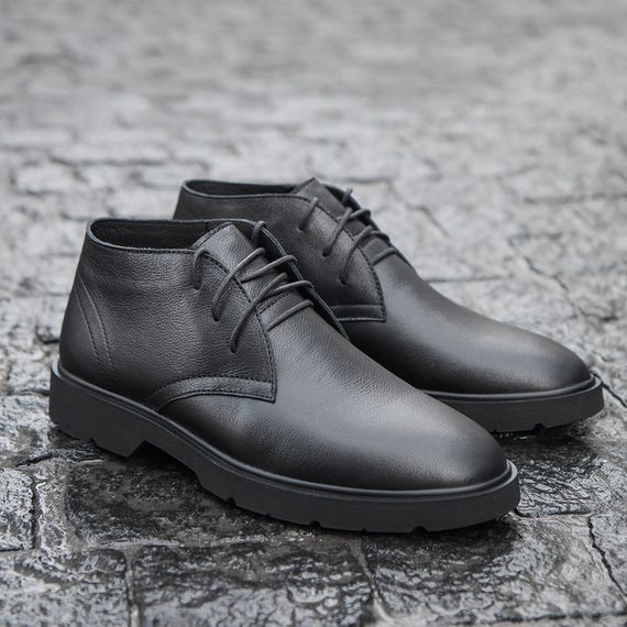 Молодежные мужские ботинки 40 41 42 43 44 45 размер, ботинки утепленные мехом | Зображення 3