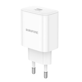Мережевий зарядний пристрій Borofone BA81A 1 USB-C PD/QC 20W