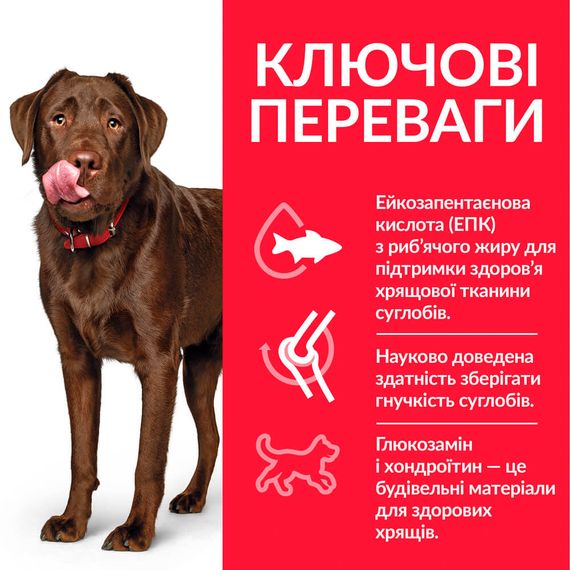 Корм Hill's Science Plan Canine Adult Healthy Mobility Large Breed Chicken сухий з куркою для собак великих порід 14 кг | Зображення 1