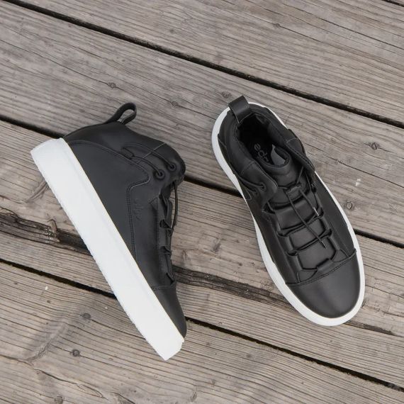 Чорні шкіряні черевики для чоловіків 43 розмір | Зображення 5