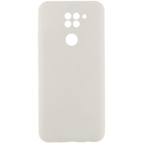 Чехол Silicone Cover Lakshmi Full Camera (AAA) для Xiaomi Redmi Note 9 / Redmi 10X Белый / White