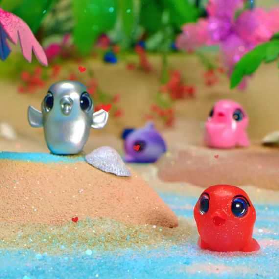 Колекційна фігурка-сюрприз 58/CN21 #Sbabam - You You – Милі дельфіни, Ціна за 1 штуку, в пакеті | Зображення 3