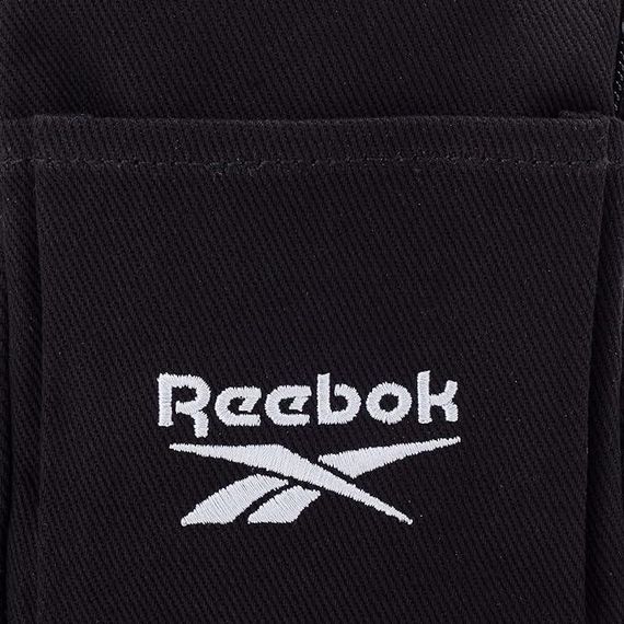 Коттоновая нагрудная сумка, слинг Reebok Classic Foundation черная | Зображення 9
