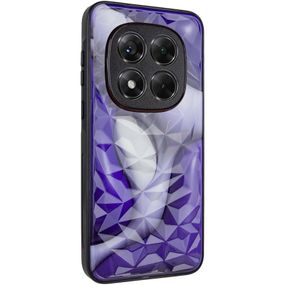 TPU+PC чехол Prisma BubbleGum для Xiaomi Redmi Note 14 Pro 4G 3D Blue