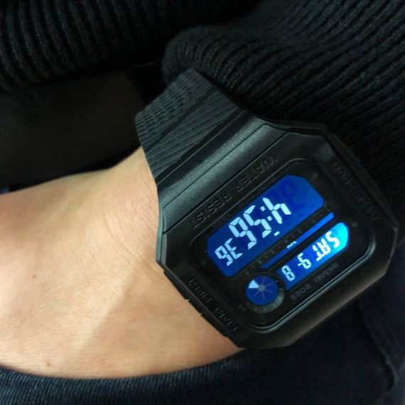 Рибальські годинники SKMEI 2022BKBK, Стильні тактичні годинники для чоловіків для подорожей ZR-37 | Зображення 7