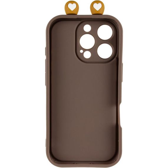 Чехол TPU Toys Case with Ears для Apple iPhone 16 Pro Max (6.9") Brown | Зображення 2