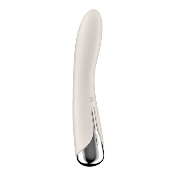 Вібратор точки G з обертанням Satisfyer Spinning Vibe 1 Beige, 2 мотори | Зображення 4