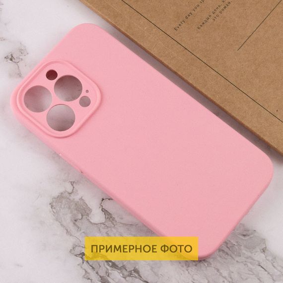Чохол Silicone Case Full Camera Protective (AA) NO LOGO для Apple iPhone 16 Plus (6.7") Рожевий / Light pink | Зображення 2