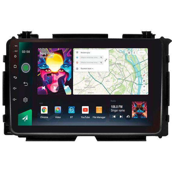 Штатна магнітола Sigma PRO 98128 2K 8+128 Gb Honda Vezel HR-V HRV 2015-2018 9"