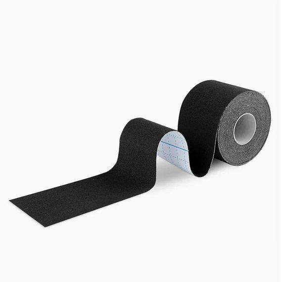Кинезио тейп для поддержки груди (6,8м×5см), 1 рулон, Boob Tape, Черный / Лента для тейпирования груди | Зображення 7