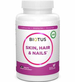 Комплекс для кожи, волос, ногтей Biotus Hair, Skin & Nails 120 Tabs BIO-531217