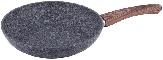 Сковорода Kamille Grey Marble Ø24см індукційна з антипригарним покриттям