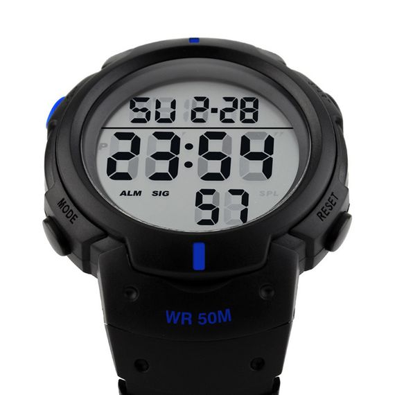 Годинник S2kmei 1068BU Black-Blue | Зображення 2