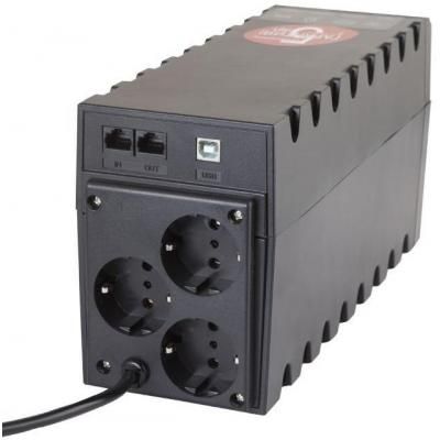 Источник бесперебойного питания Powercom RPT-1000AP Schuko (RPT-1000AP SCHUKO) (RPT-1000AP SCHUKO) | Зображення 1