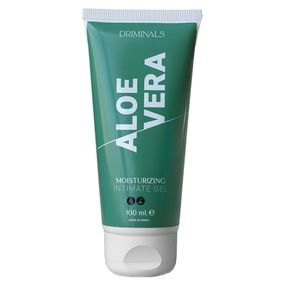 Лубрикант на водній основі Driminals Aloe Vera для чутливої шкіри, 100 мл Sex Aura