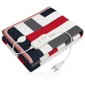Електропростирадло Electric Blanket електричне простирадло з підігрівом електроматрац 180х150 см смужка