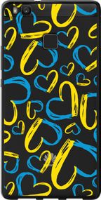 Чехол на Huawei P9 Lite Сердца UA "5292u-298-17620"