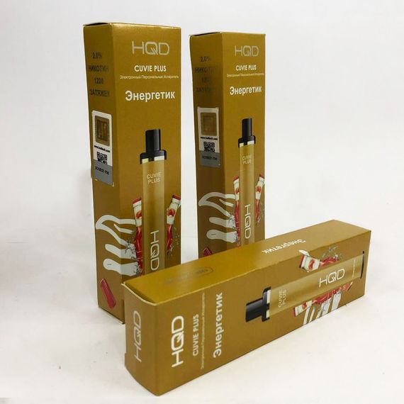 Одноразовая pod-система HQD Cuvie PLUS 1200 puffs. Энергетик | Зображення 5