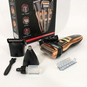 Машинка для стрижки бороди GEMEI Geemy GM-595 Бритва тример для бороди / Машинка PN-313 для гоління